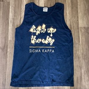 Sorority Comfort Colors Sigma Kappa TCU tee tank